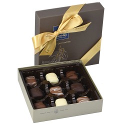 Leonidas - Coffret Héritage M Mosaïques garni de 9 chocolats assortis - Leonidas Warneton (Belgique)