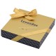 Leonidas Warneton (B) Coffret Santiago S doré garni de 9 chocolats Leonidas assortis 